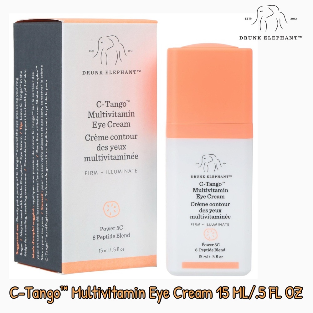 Drunk Elephant C-Tango™ Multivitamin Eye Cream 15 ML/.5 FL OZ New in Box